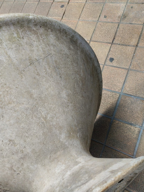 Planter - Fibrocement - Eternit - Diabolo- V. 1950.