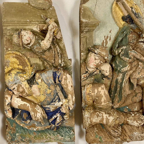 Elements of an early 16th century altarpiece