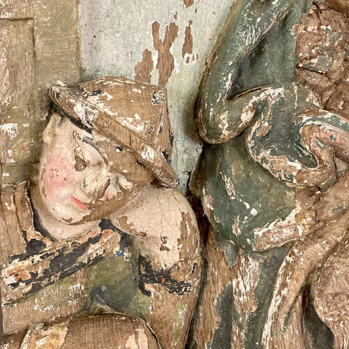 Elements of an early 16th century altarpiece