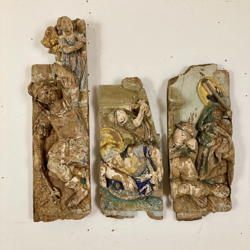 Elements of an early 16th century altarpiece