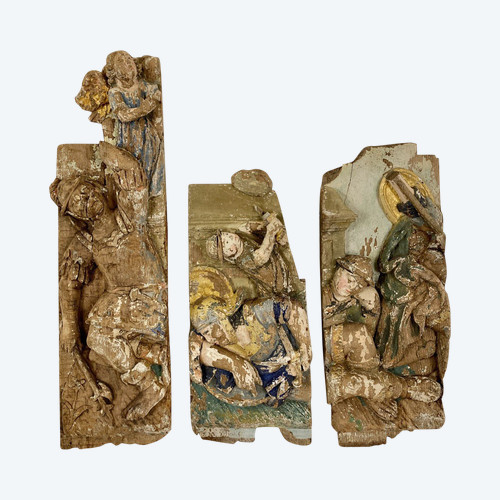 Elements of an early 16th century altarpiece