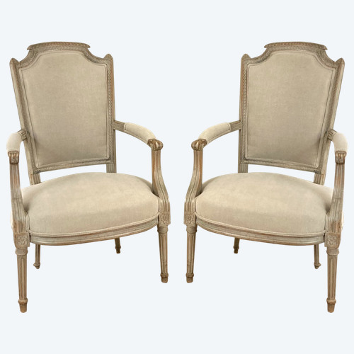 Pair of Louis XVI period convertibles
