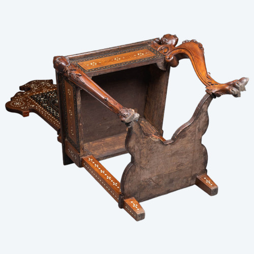 Pair of Neo-Byzantine Inlaid Chairs, 19th Century