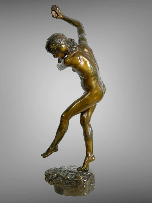 Grand Bronze Danseuse aux Cymbales signé Dupuy Cachet Fondeur Susse Frères