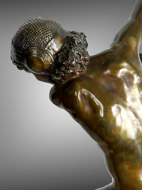 Grand Bronze Danseuse aux Cymbales signé Dupuy Cachet Fondeur Susse Frères