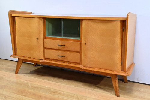 Oak sideboard, Space Age period - 1960