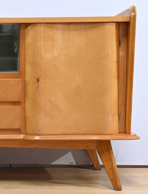 Oak sideboard, Space Age period - 1960