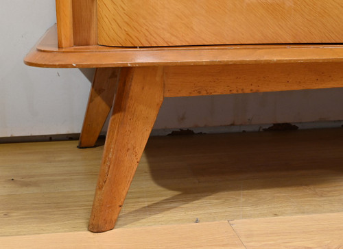 Oak sideboard, Space Age period - 1960