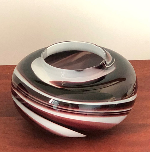 Tischlampe aus Muranoglas von Carlo Moretti, Italien 60er Jahre