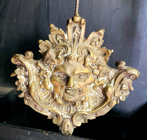 Louis XV style regulator in inlaid beach wood 20th century