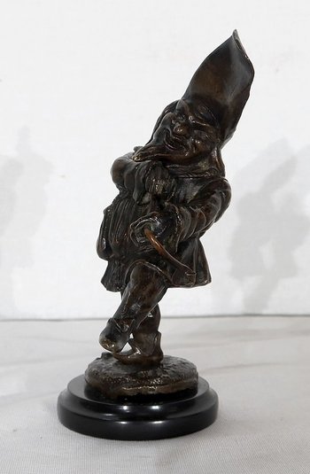  Bronze inkwell " The Grotesque " - XIXth century