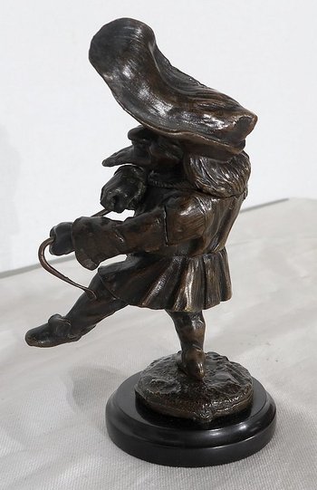  Bronze inkwell " The Grotesque " - XIXth century