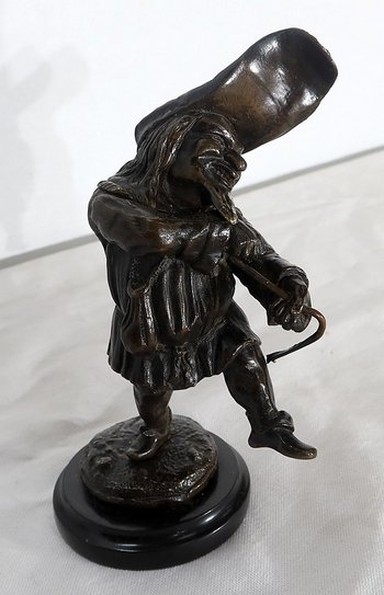  Bronze inkwell " The Grotesque " - XIXth century