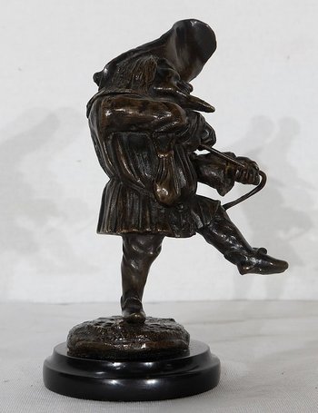  Bronze inkwell " The Grotesque " - XIXth century