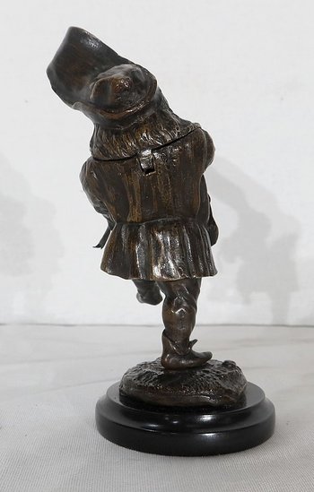  Bronze inkwell " The Grotesque " - XIXth century
