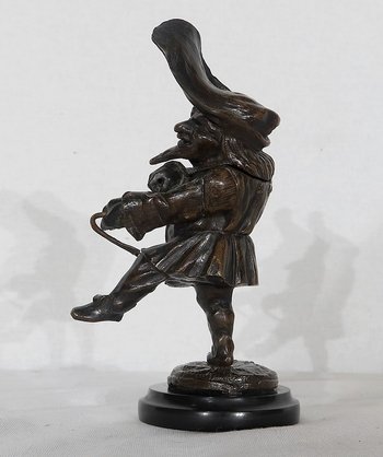  Bronze inkwell " The Grotesque " - XIXth century