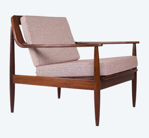 A Scandinavian armchair.