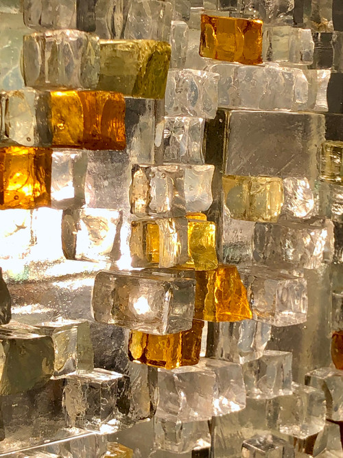  Applique en verre de Murano par Albano Poli pour Poliarte, Italie années 70