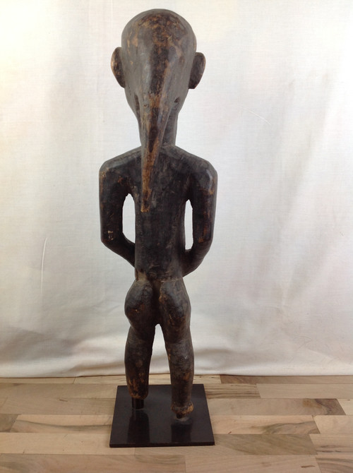 Bellissima statua di Hemba della Repubblica Democratica del Congo, antica.