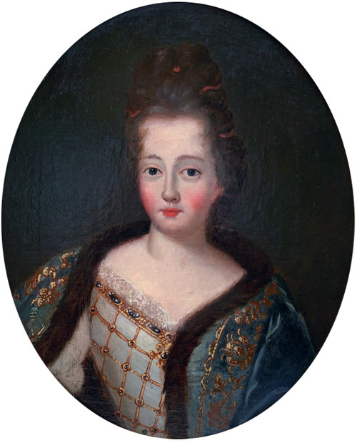Porträt 18. Jahrhundert Pierre Mignard (1612/1695) Gefolge.