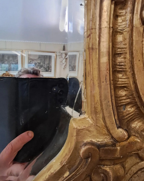 Miroir XIX Style tabernacle 81x 65