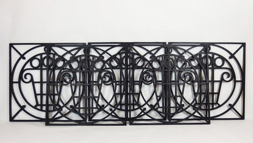 Five Art Deco Garden Grilles