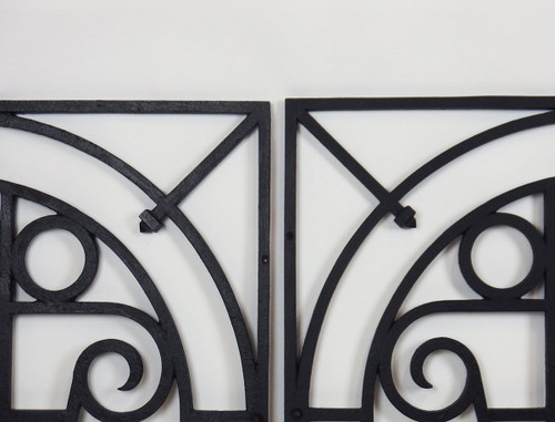 Five Art Deco Garden Grilles