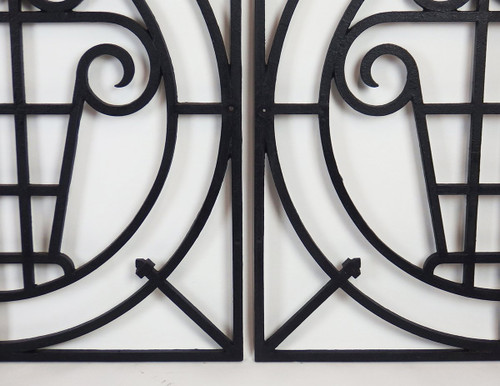 Five Art Deco Garden Grilles