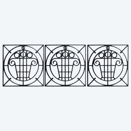 Five Art Deco Garden Grilles