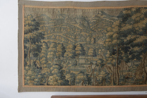Tapestry with animated landscape, Flanders 16th century
