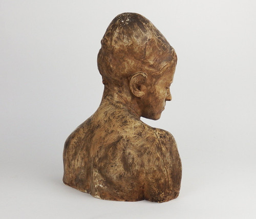 Busto in gesso di Louis Pavie