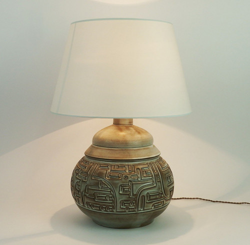 Lampe En Céramique Par Marius Bessone