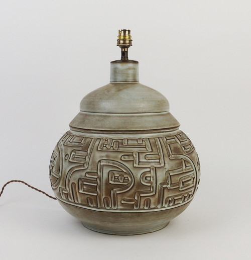 Lampe En Céramique Par Marius Bessone