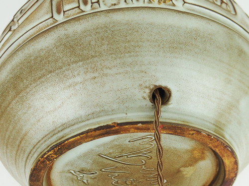 Lampe En Céramique Par Marius Bessone