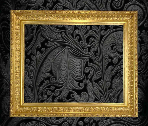 ANTIQUE LOUIS XVI STYLE WOOD AND GILT STUCCO FRAME FOR PAINTING 50 CM X 40 CM