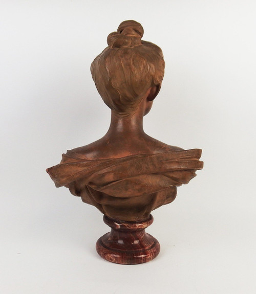 Busto in terracotta di Max Blondat