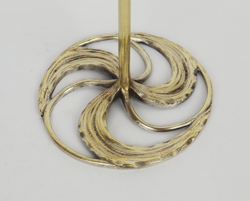 Pair of Art Nouveau Bronze Candlesticks by Abel Landry