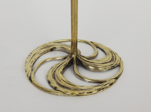 Pair of Art Nouveau Bronze Candlesticks by Abel Landry