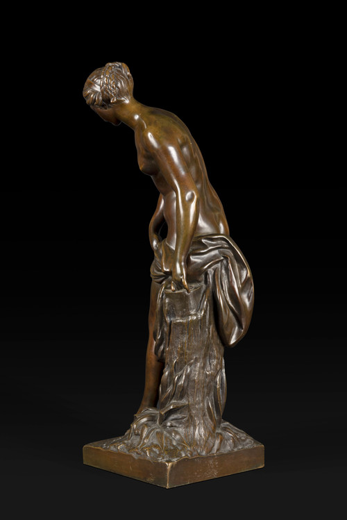 "La Bagnante" o "La Ninfa che fa il bagno" (1757) di Étienne-Maurice Falconet (1716-1791)