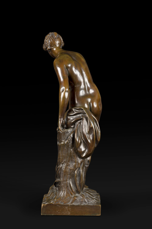 "La Bagnante" o "La Ninfa che fa il bagno" (1757) di Étienne-Maurice Falconet (1716-1791)