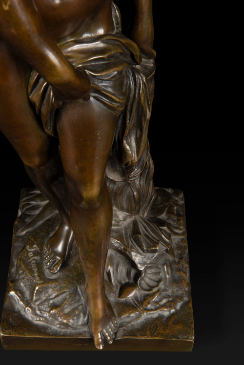 "La Bagnante" o "La Ninfa che fa il bagno" (1757) di Étienne-Maurice Falconet (1716-1791)