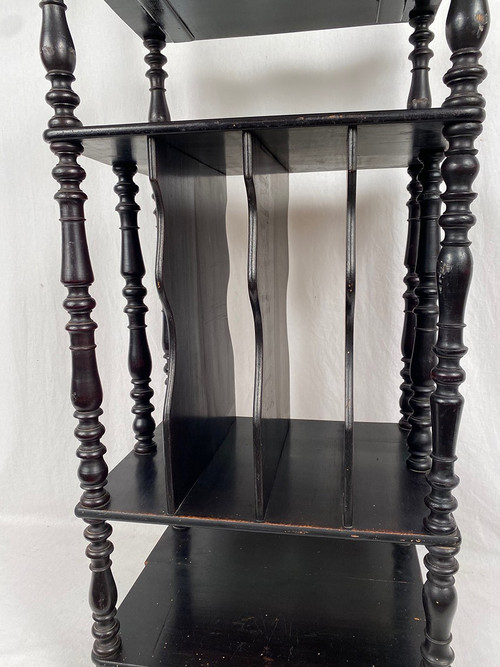 Mobile musicale Napoleone III, legno annerito