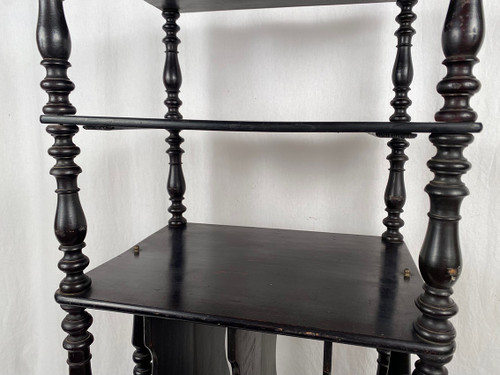 Mobile musicale Napoleone III, legno annerito