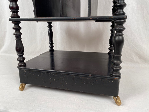 Mobile musicale Napoleone III, legno annerito
