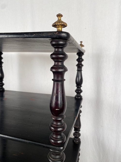 Mobile musicale Napoleone III, legno annerito