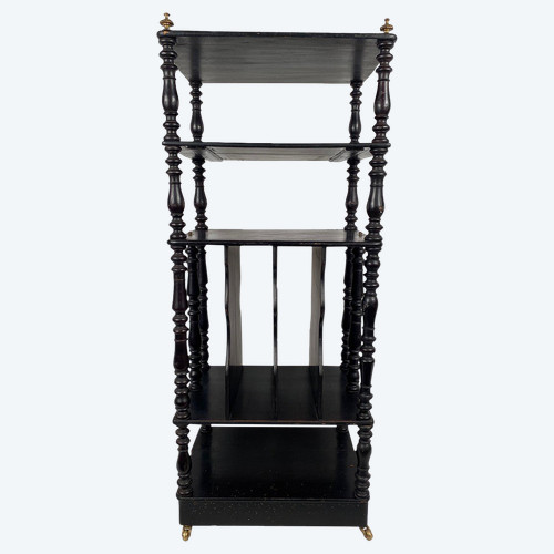 Mobile musicale Napoleone III, legno annerito