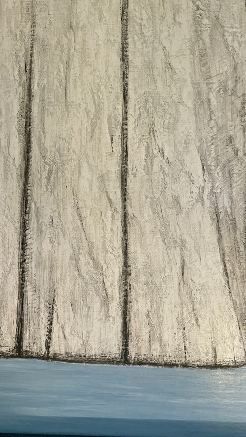 Hubert Aicardi (1922 – 1991), Die Klippen von Piana. Öl auf Leinwand, datiert 1964 