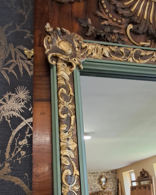Mirror/ overmantel XIX 225 x 67