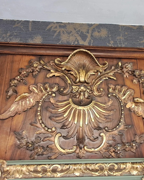 Mirror/ overmantel XIX 225 x 67