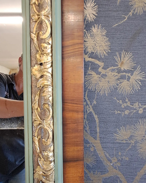 Mirror/ overmantel XIX 225 x 67